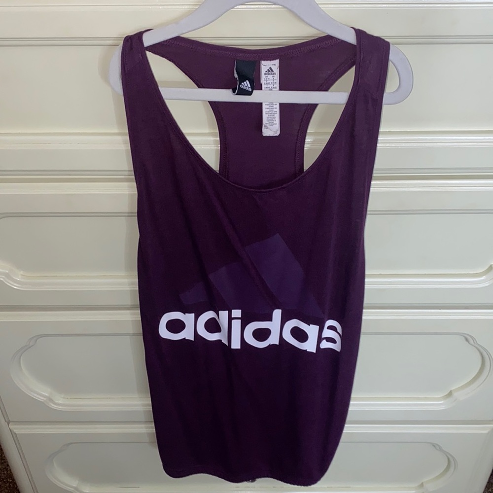 Adidas Purple Workout Tank